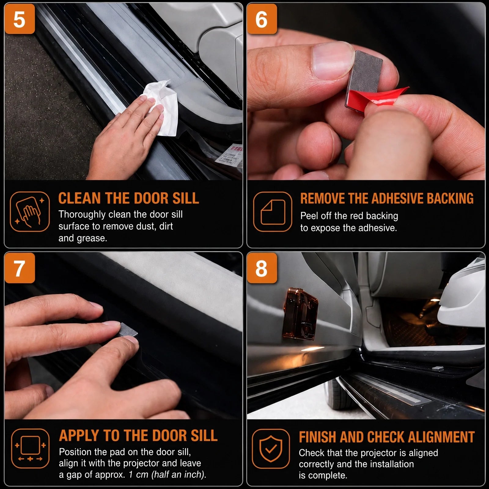 Ruevelle Car Door Projector Basketball