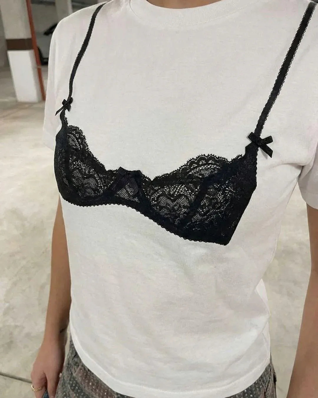 Baddie Bra Tee