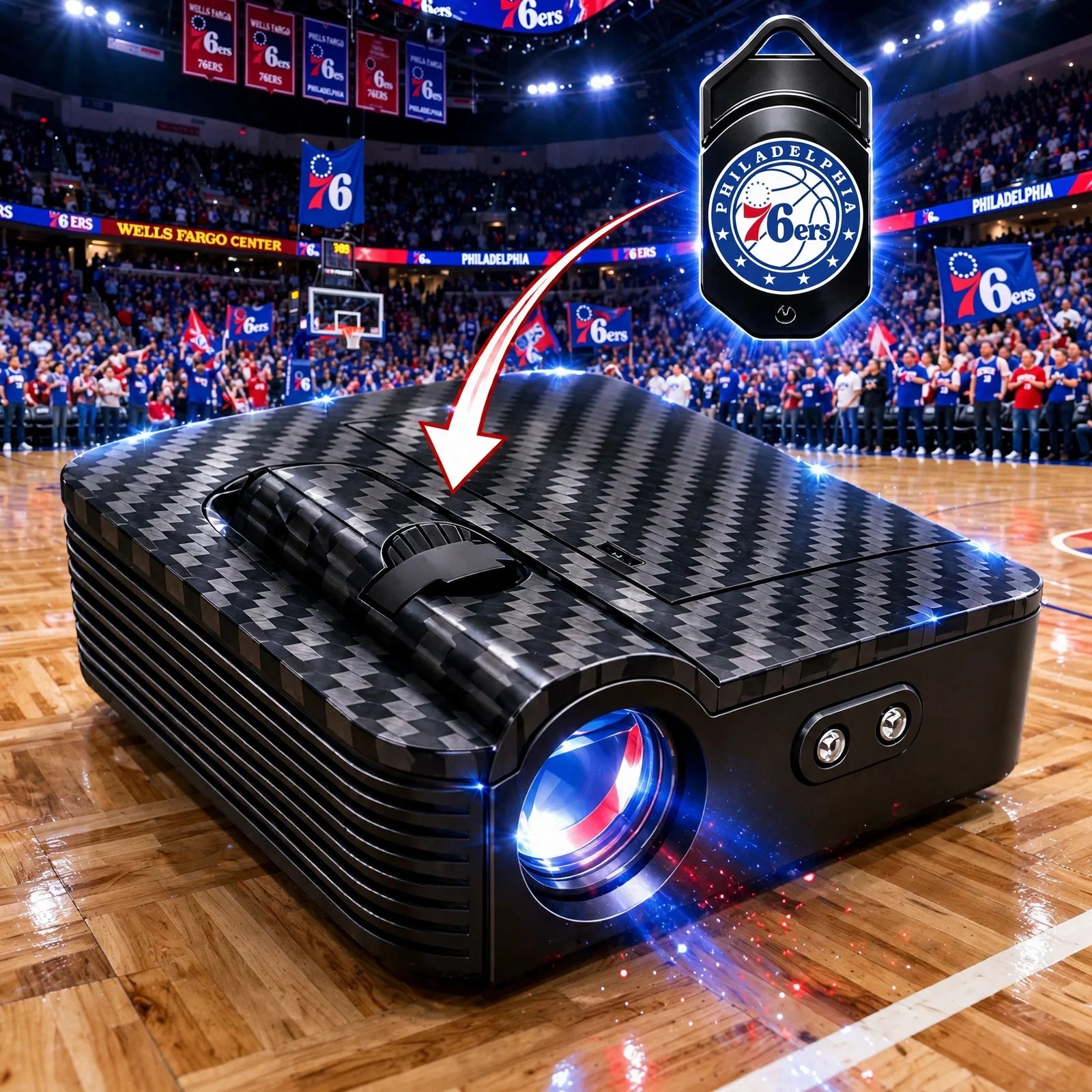 Ruevelle Car Door Projector Basketball